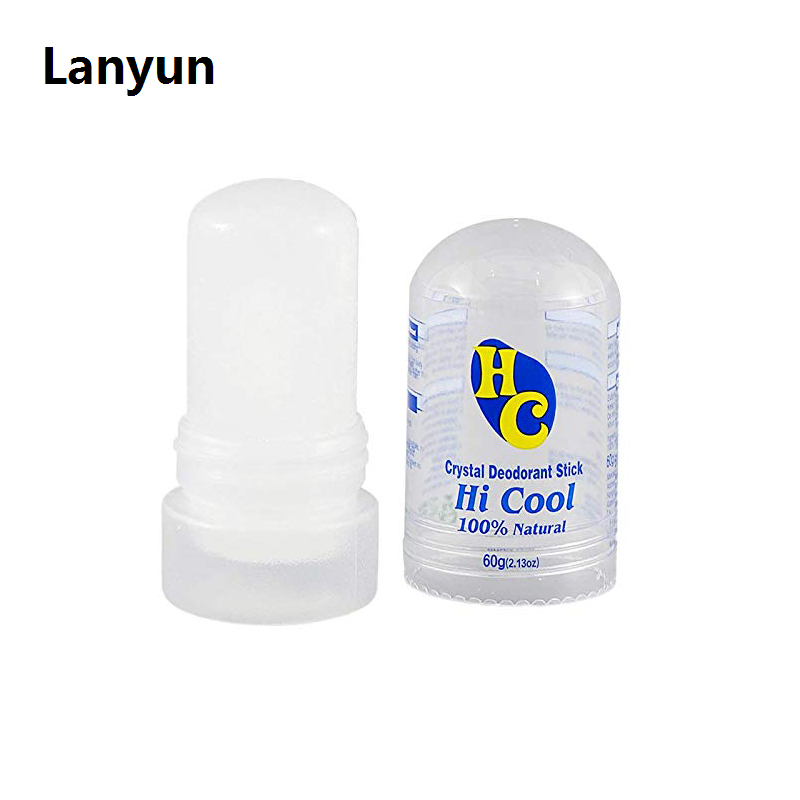 Lanyun Men's armpit removal antiperspirant sticks alum water gram alum stick deodorant Fifty percent discount new 60 stick body odor remover crystal deodorant female agent