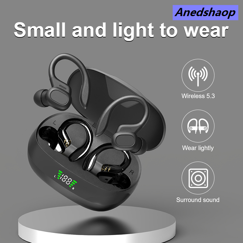 NEW Anedshaop Original SP16 Wireless Earphones Ture Wireless Earbuds Ear hook Portable Sports HiFI Stereo Waterproof Headset With Mic TWS Headphone