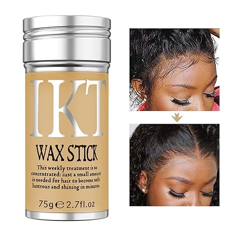 Hair Pomade Stick Non-greasy Styling Wax 2.7 Oz, Long Lasting, Temporary Hair Styling Product for Edge Frizz Hair