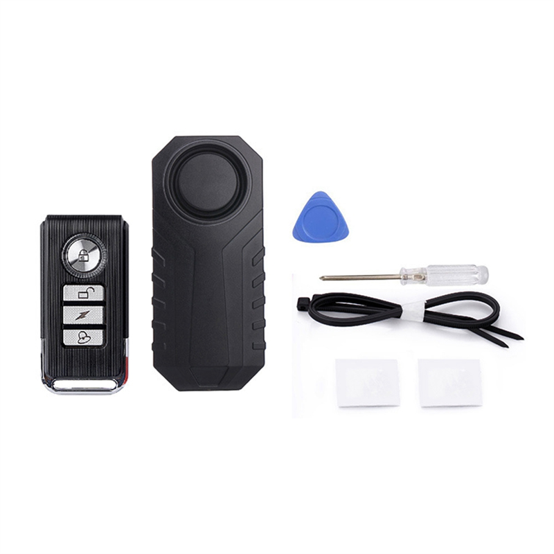 ARELENE 113DB Motorcycle Bike Anti-Theft Alarm Wireless Remote Control Bicycle Security Alarm Electric Car Waterproof Alarm