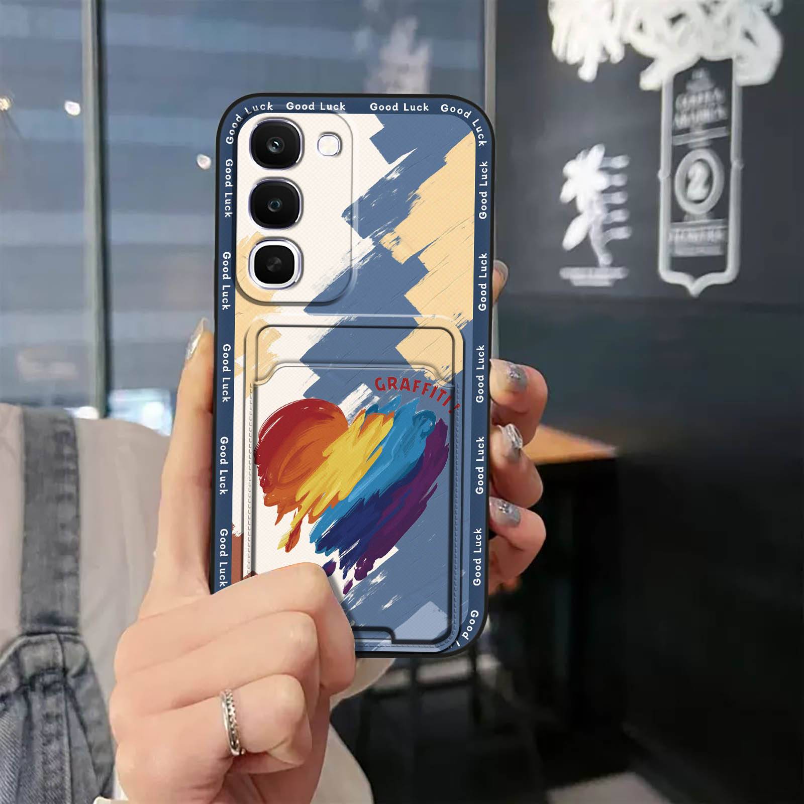 Shockproof Waterproof Phone Case For Realme C100 4G Cute Fashion Design Cartoon TPU Card sleeve Anti-knock Soft case