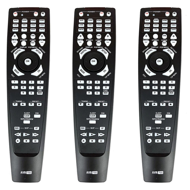 OUMERY 3X New AVR-700 for /Kardon AVR700 Audio Receiver Remote Control for AVR70, AVR70C CARTAV1600120