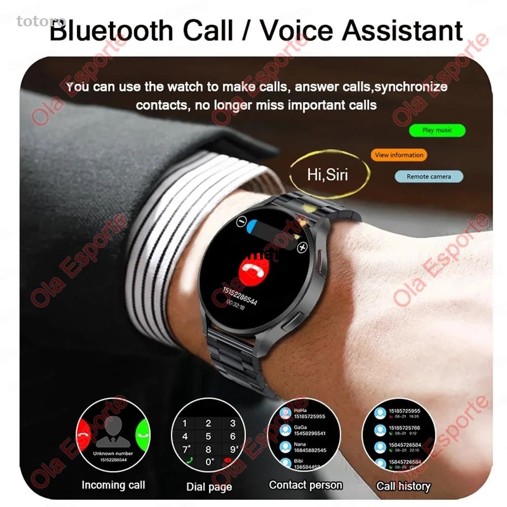 Linman totoro Table 2025 7 Smart Hand LED BT Compass N Galax for New Samsung y Watch BarSales promotion gain price 7 Support Korean GPSFC Women's Smart Watch Sport Men's AMO Call Galaxy