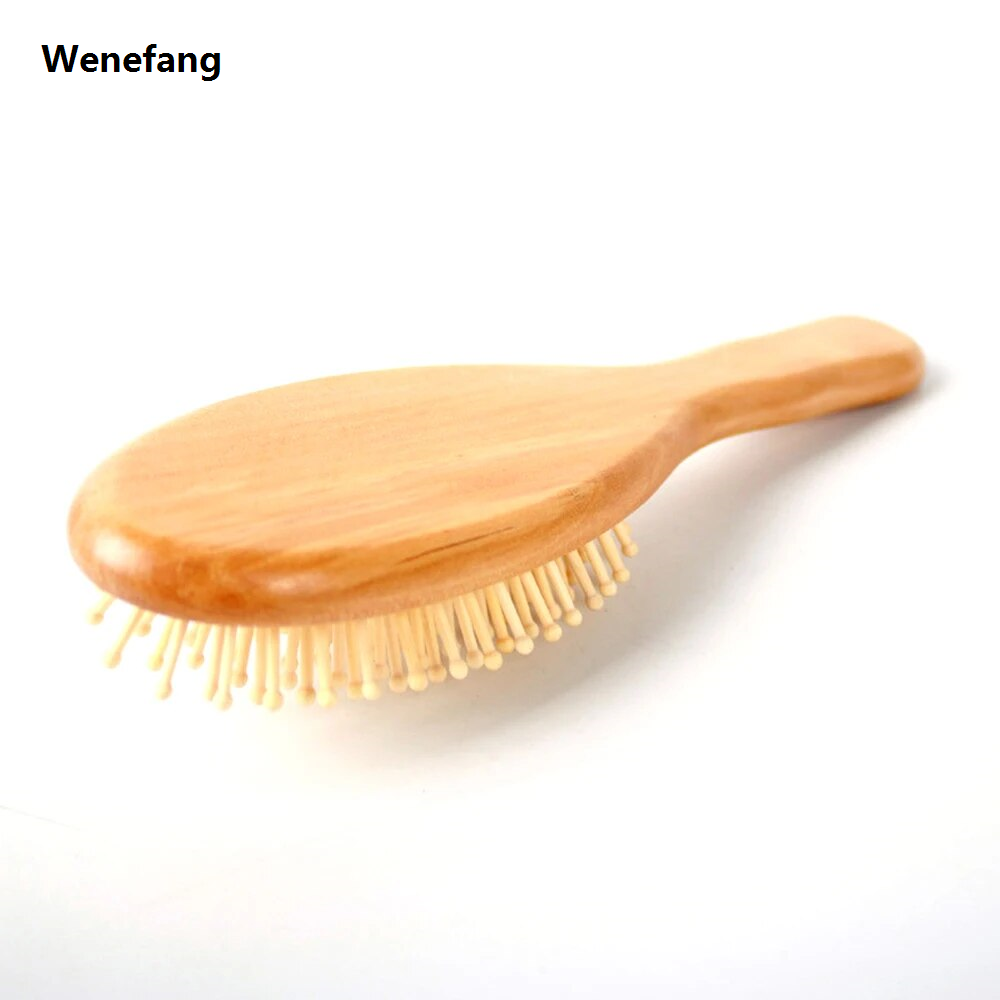 Wenefang Soft Wool Hair Easy To Use Soft Soft Wool Hair Brush Portable Comb Baby Care Gentle Natural Baby Care Products Kids Wooden Brush