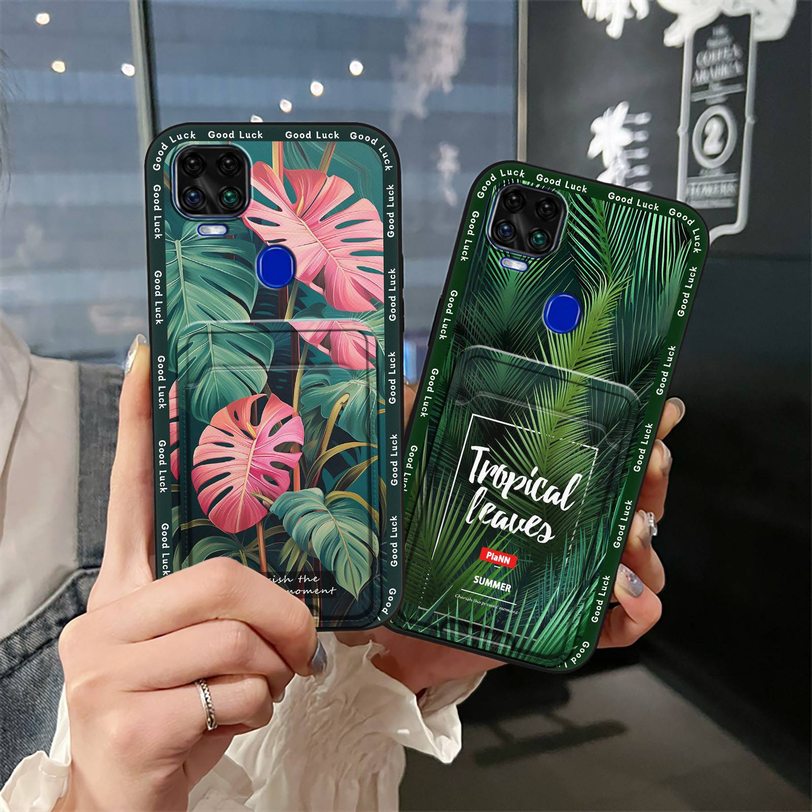 Card sleeve Cartoon Phone Case For ZTE Axon 11SE 5G/Blade V2020 Soft case TPU Card bag Silicone Graffiti Back Cover Cute