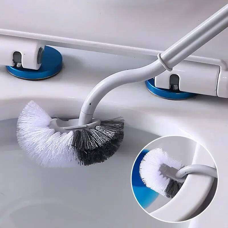 Plastic Toilet Long Handle Soft Hair Cleaning Brush Squatting Pan Cleaner Household WC Gap Remover Bathroom Accessories