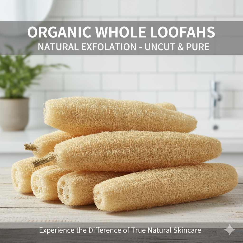 Ghireula Ko Jalo - Natural Sponge Gourd Loofah | 100% Organic Bath Scrubber | Eco-Friendly Body Exfoliator - Multiple Sizes Available