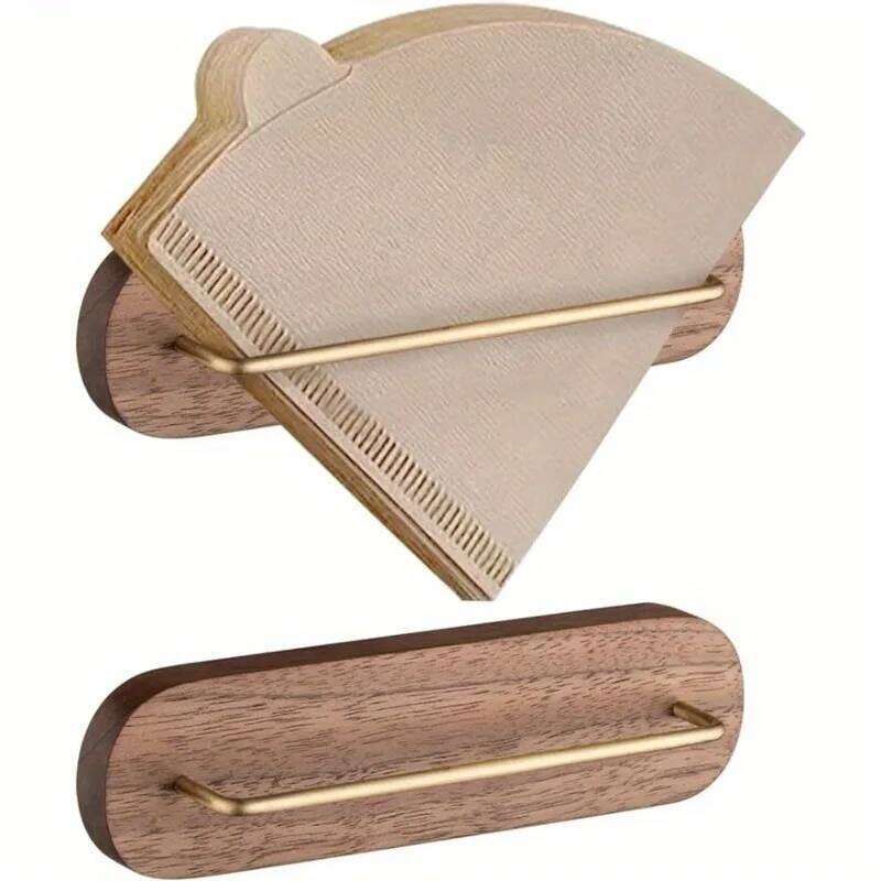 Wall Mount with Adhesive Sticker Cone Dispenser V60 Coffee Filter Holder
