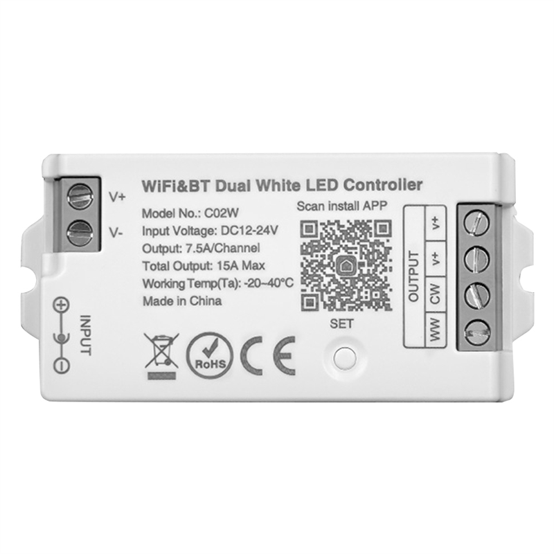 NAMUNY C01W Tuya Light Strip Controller& C02W 2.4G WIFI Bluetooth Mobile APP Smart Controller Intelligent Voice Control A