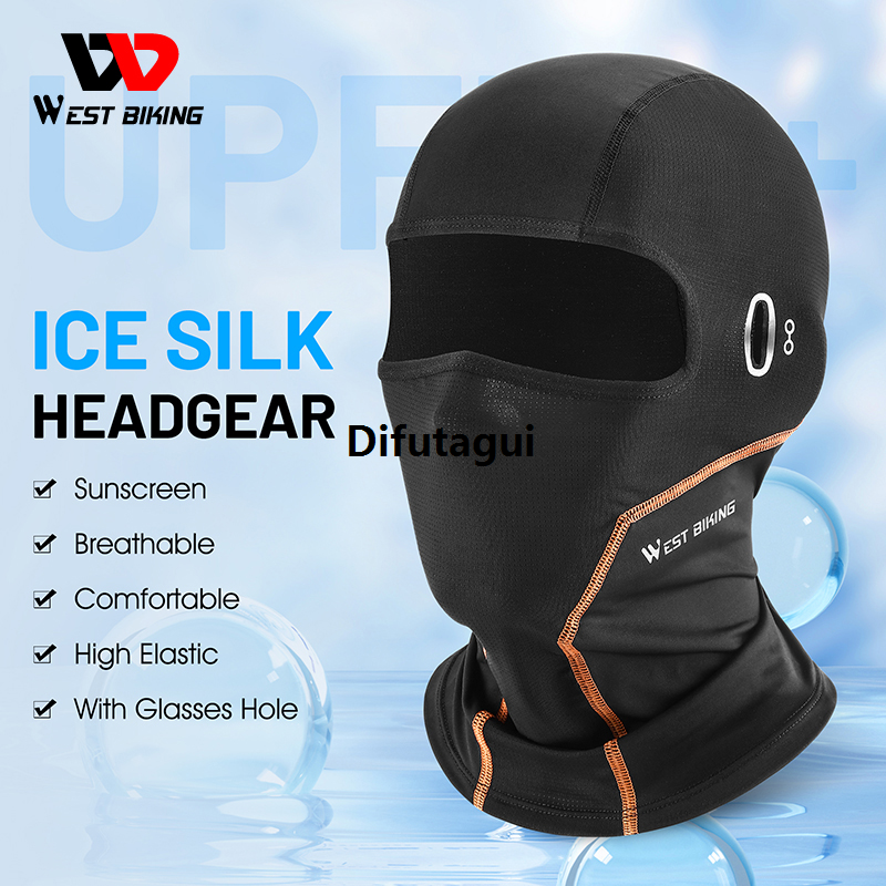Difutagui Full Face Mask UV Sun Protection Cycling Mask Summer Balaclava Ice New style Silk Hat Bike Scarf Breathable Outdoor Motorcycle Face Masks