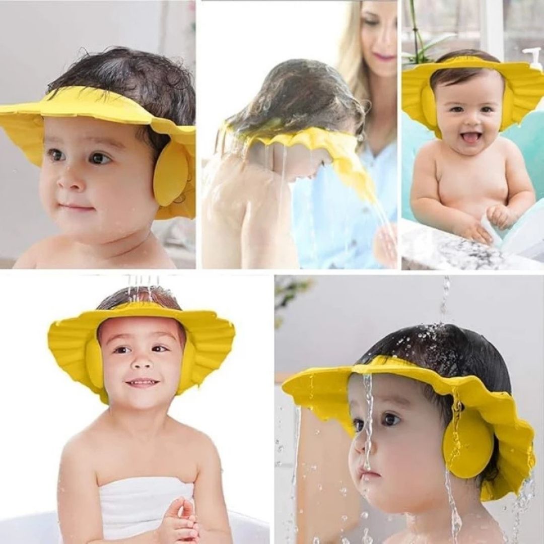Baby silicon shower cap