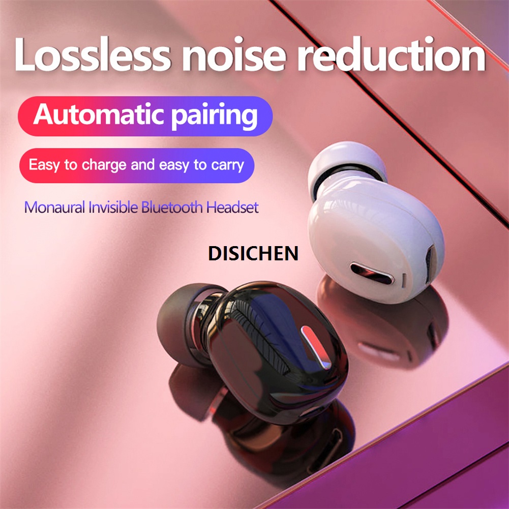 DISICHEN X9 Mini Bluetooth Earphone Sport Gaming Headset Handsfree Stereo Earbuds With Mic Wireless Headphones For Smart Phones Portable