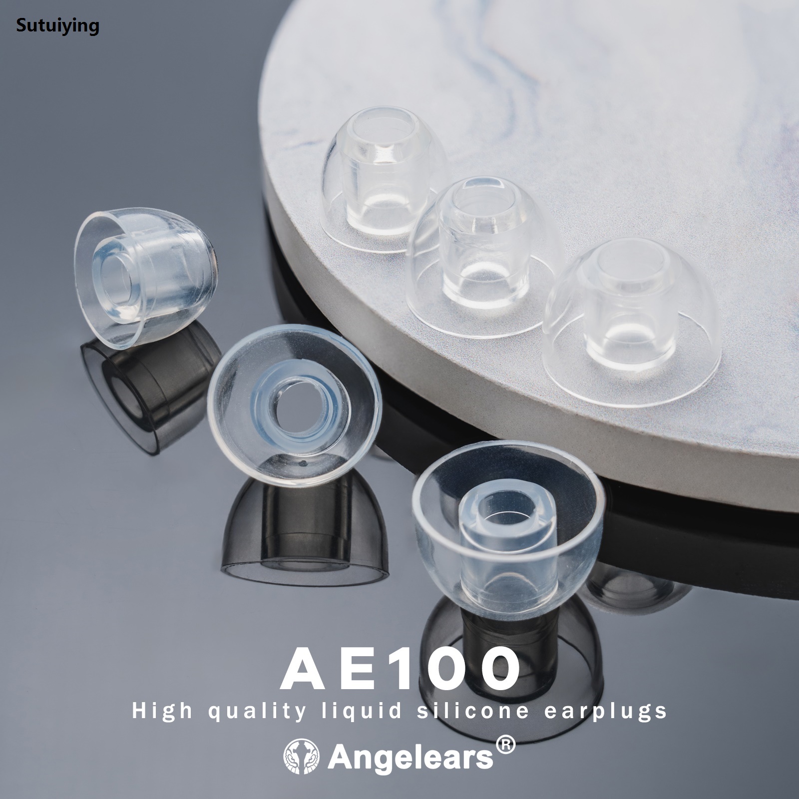 Sutuiying Angelears AE100 1pairs Liquid Silicone Soft Earplugs New style Suitable for Bravery24 TanchJim 4U, Davinci