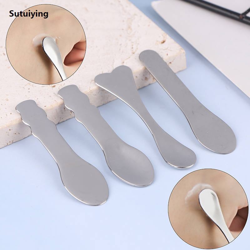 Sutuiying 1Pcs Face Spatula Massager Eye Cream Spoon Stick Skincare Beauty Fifty percent discount Tool Makeup Applicator Cosmetic Instrument Mini Scoop