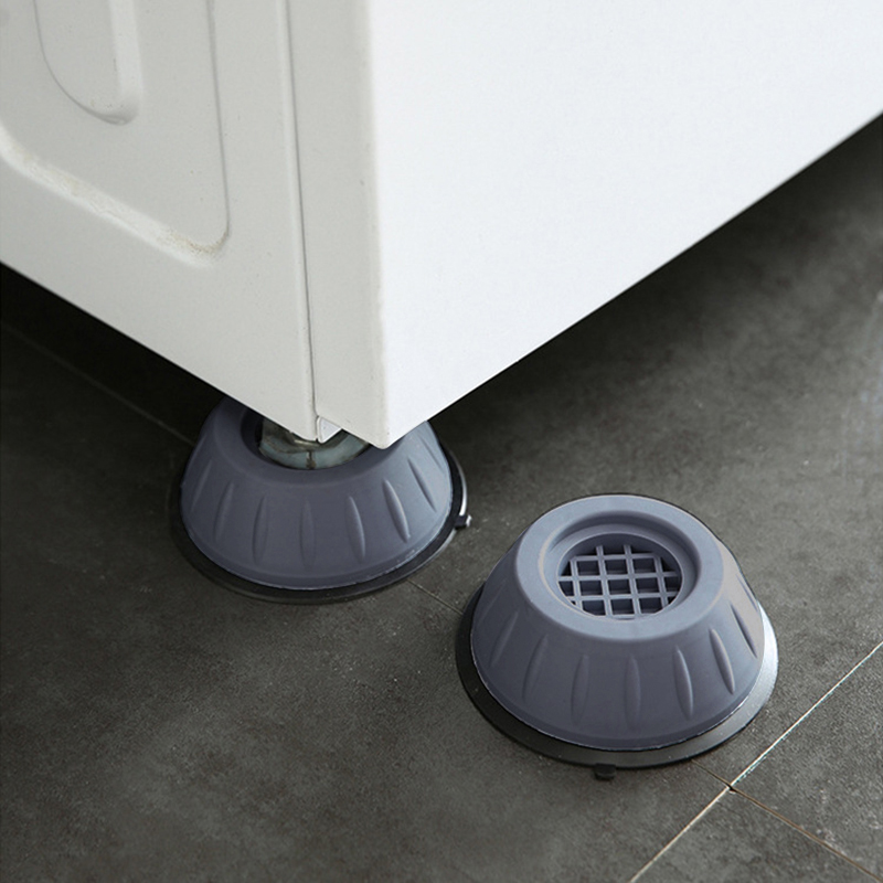4Pcs Anti Vibration Feet Pads Rubber Legs Slipstop Silent Skid Raiser Mat Washing Machine Support Dampers Stand Furniture