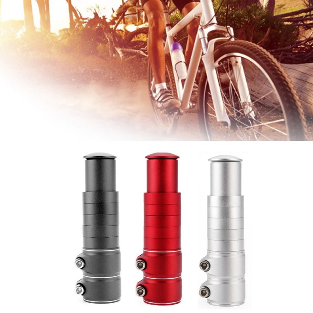 Durable Aluminum Alloy Bike Stem Extender for 28.6 mm Adjustable Bicycle Stem Extender Multicolor Handlebar Stem Riser Cycling