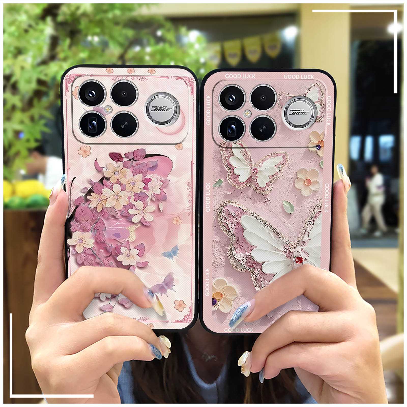 Anti-knock Fashion Design Phone Case For Redmi K90 Pro Max Cute Cartoon oil painting Waterproof Silicone Shockproof TPU
