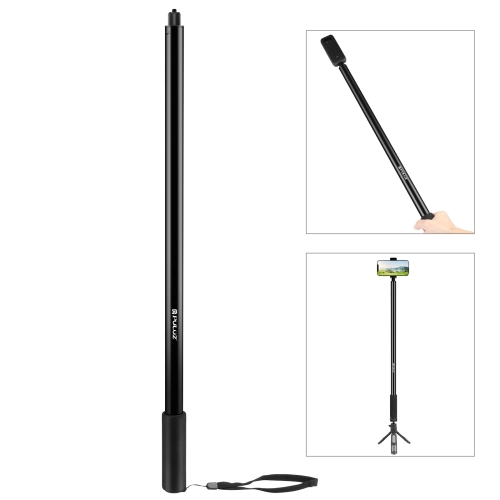3m Metal Selfie Stick Monopod for Insta360 One RS / X2 / X3 / X4 (Black)