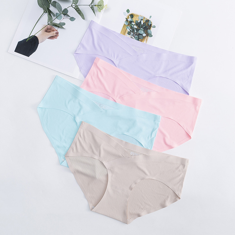 New pregnant women's underwear pregnancy low-waisted cotton pants early trimester early trimester plus size breathable