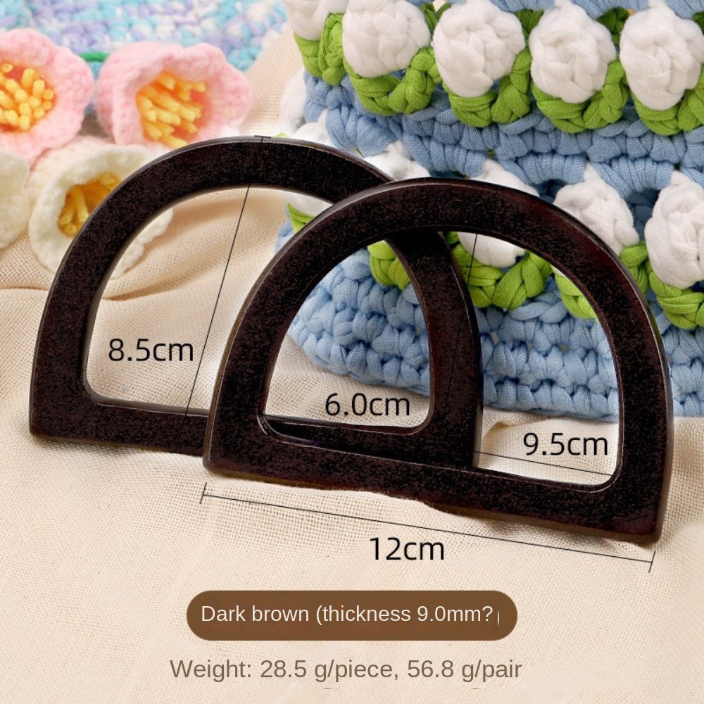 New D-shaped D Ring Handle Colorful Diy Bag Handles D-shaped Handle Handbag