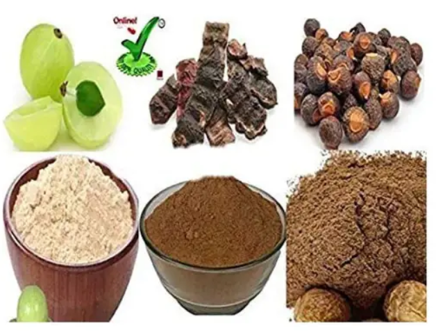 Amala Powder / Shikakai Powder / Methi Powder / Reetha Powder - 100 gm of each combo Pack