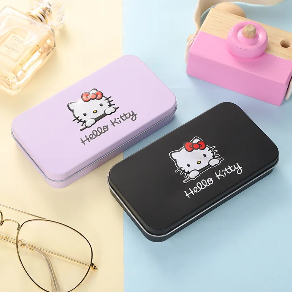 7pcs/Set High Quality Cute Sanrio Hello Kitty Makeup Brush Set Portable Multifunctional Cartoon Makeup Tools Easy to Use Durable Eye Shadow Brush Suit
