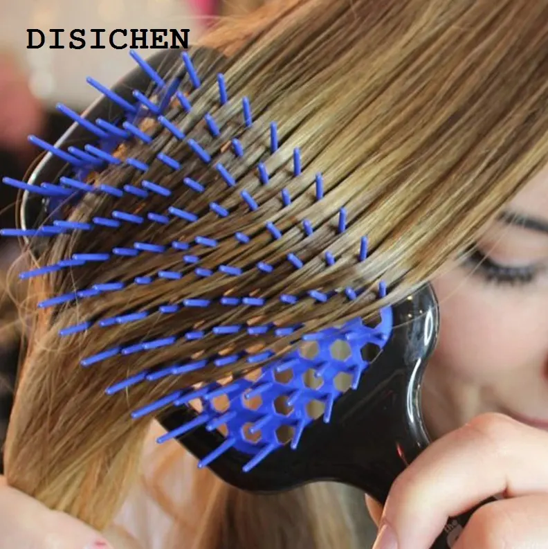 DISICHEN 2025 Unbrush Hair Comb Hollowing Out Hairbrush Ventilation Massage Comb Untangle Unknot Undo Hair Brush Women Hair Care FHI HEAT New