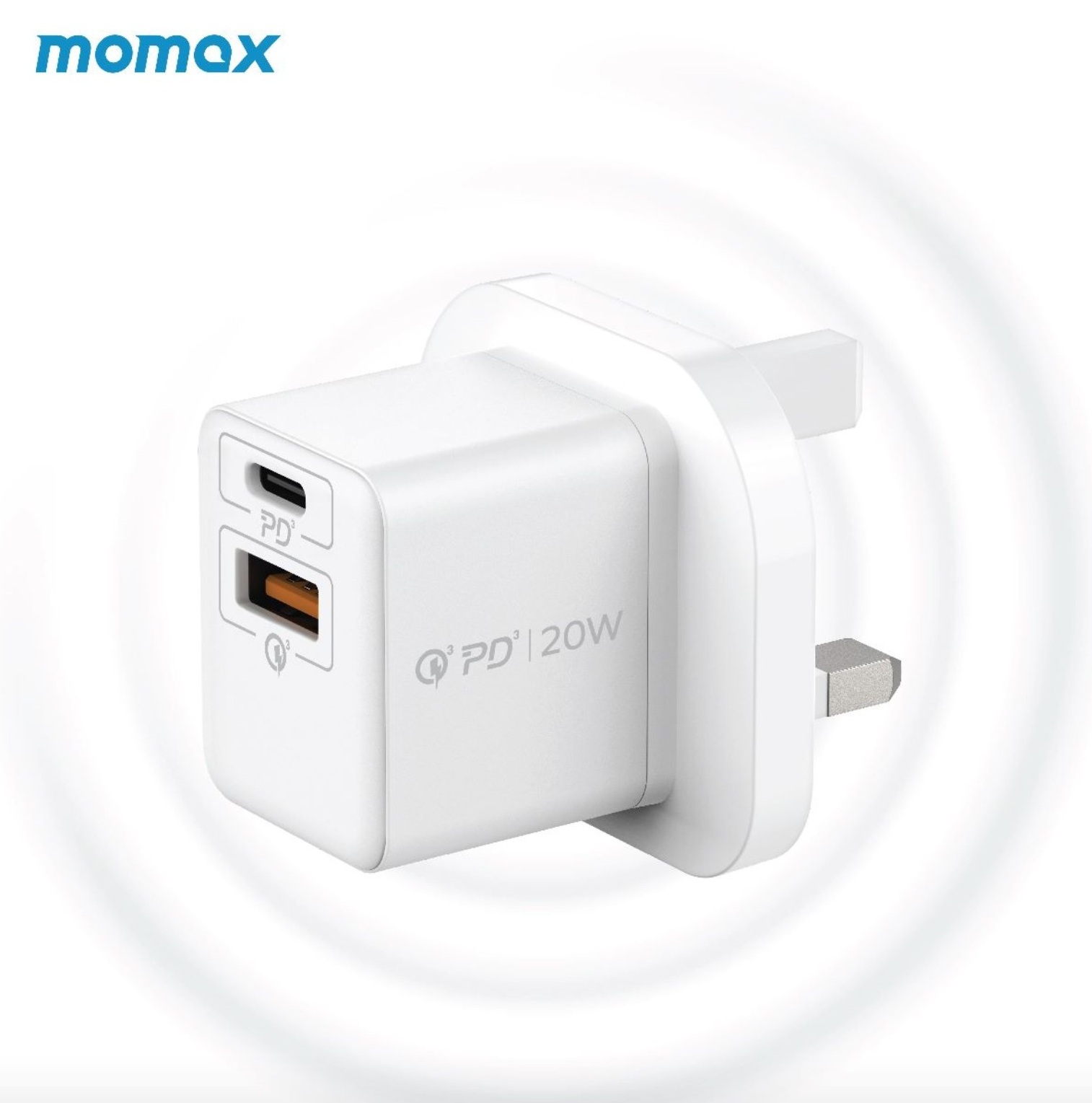 Momax UM36UK ONEPLUG 20W 2-Port Mini Charger