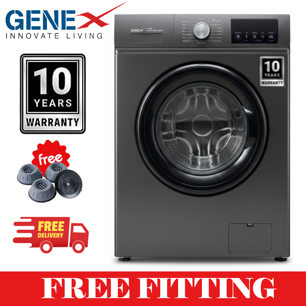 10 kg washing machine Genex Fully automatic Genex - Bldc inverter 1400 rpm