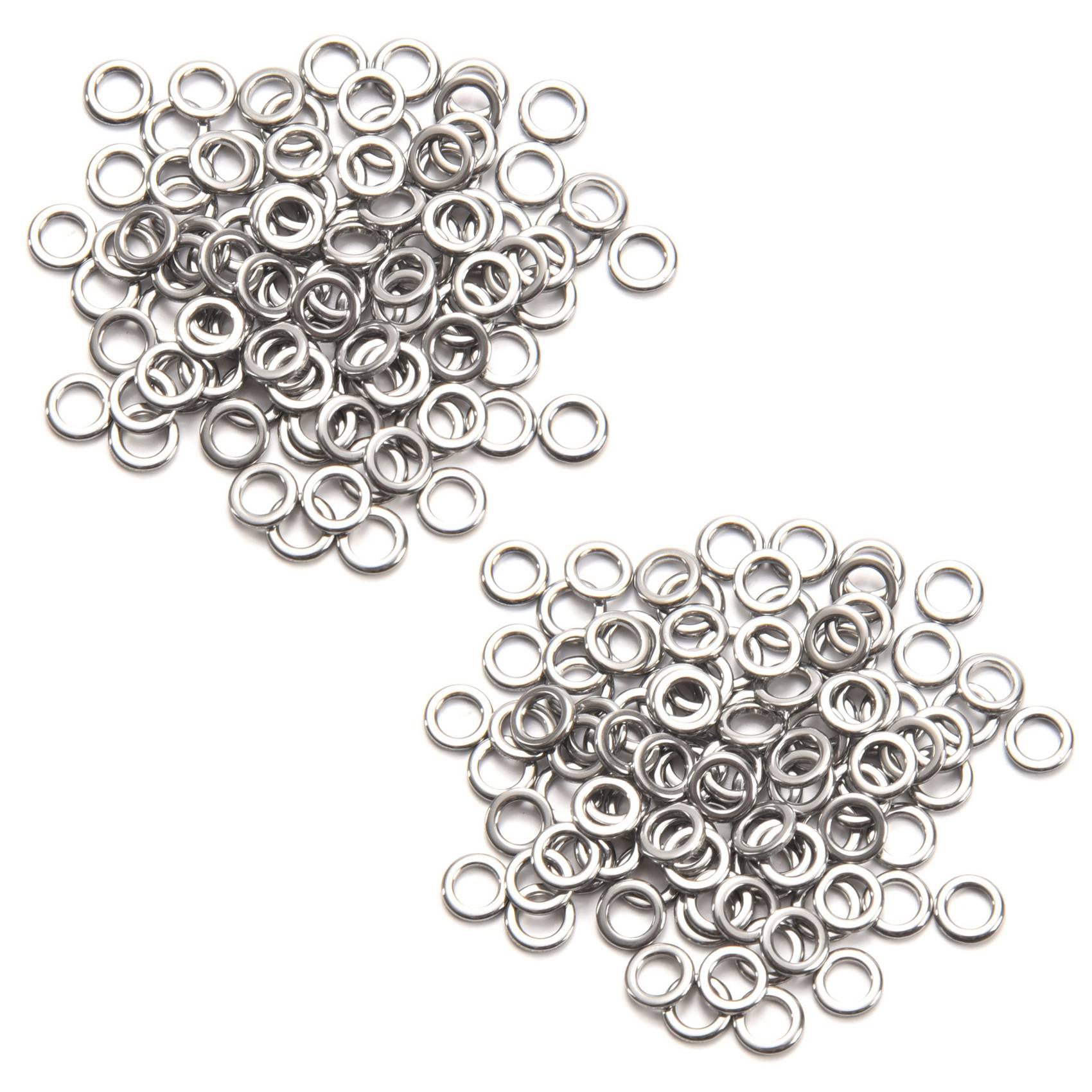 2X Fishing Solid Ring Jigging Fishing Accessories the Best 304 Stainless Steel Very Large Test NO.1