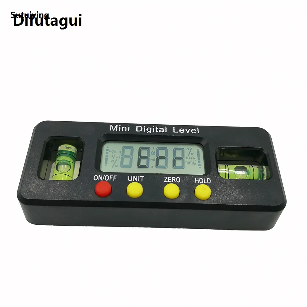 Difutagui Bargain price Sutuiying 150mm 100mm 360 deg mini digital protractor Angle Finder inclinometer High Quality electronic level with magnetic bottom angle measuring tool - image 1