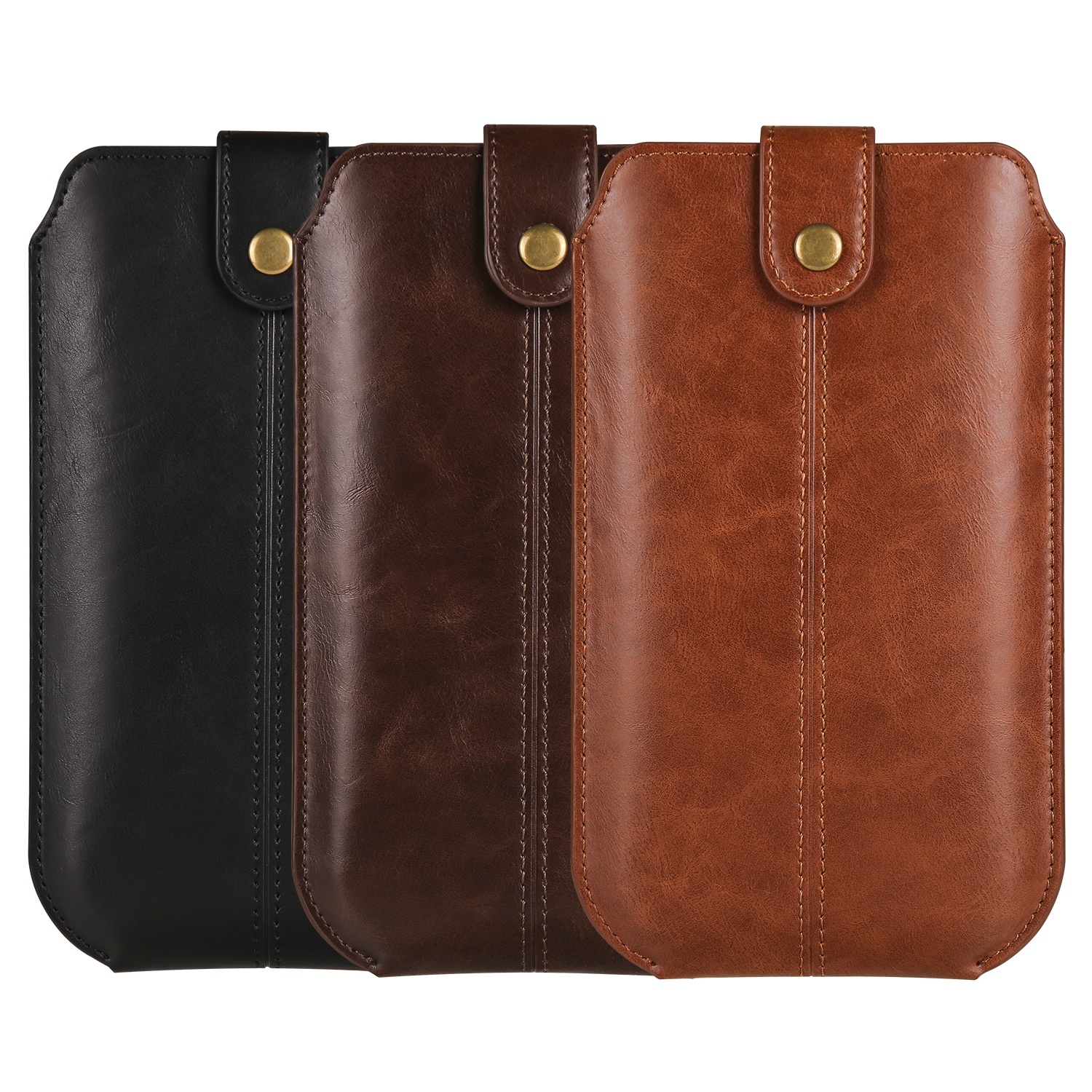 NEW XR XSPro 7 14 13 15 16 Crazy Horse Leather Belt Clip Bag for iPhone 12 11 8 Plus Max Covered Belt Bag