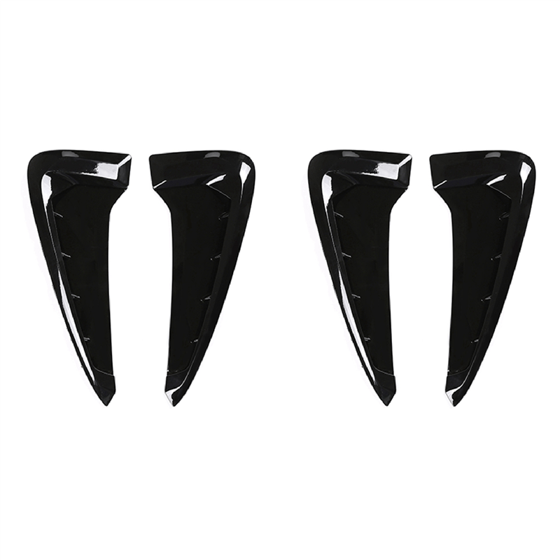 JINMY 2X Car Side Wing Air Flow Grille Intake Vent Trim for X5 F15 2014-2018 Decoration Accessories