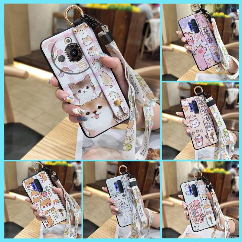Cartoon Waterproof Phone Case For Honor X60 Pro/X9C 5G Silicone ring Anti-knock Shockproof Kickstand protective Cute