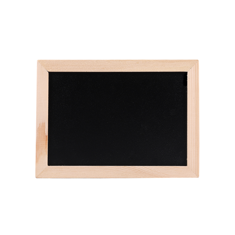 OUMERY Double-Sided Blackboard Wooden Crafts Wooden Frame Small Blackboard Writing Message Board Home Decoration DIY Listing
