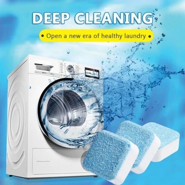 Washing Machine Cleaning Tablets- Deep Cleaning Washing / Laundry Deodorizing Soap ( 12Pcs Pack )