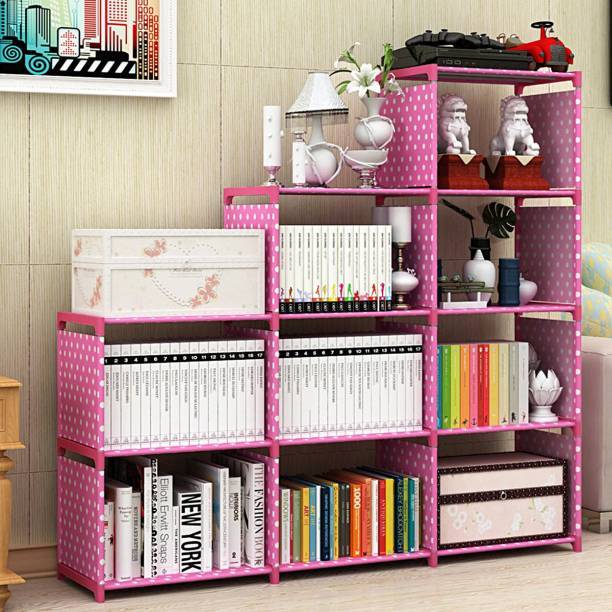 9 Layer Portable Book Shelf, Kids Books Racks for Home Plastic, Bookshelf for Home, Book Shelves, Book Stand, Book Organizer, Book Rack