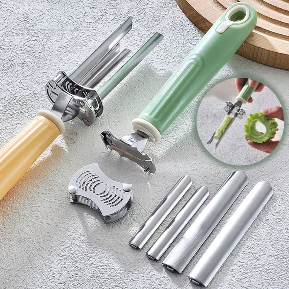 High Quality Stainless Steel Fruit Vegetable Corer Multifunctional Quick Core Removal Fruit Remover Easy to Use Adjustable Pepper Corer Tool Kitchen Use