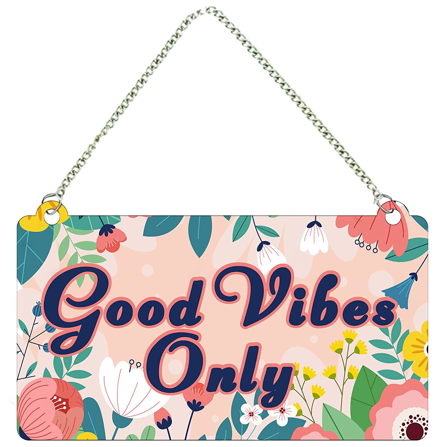 Salcko Good Vibes Only Designer Wooden Wall Hanging For Home Decor, Wall Decor, Office, Gifts, Bedroom, Home Decoration Items