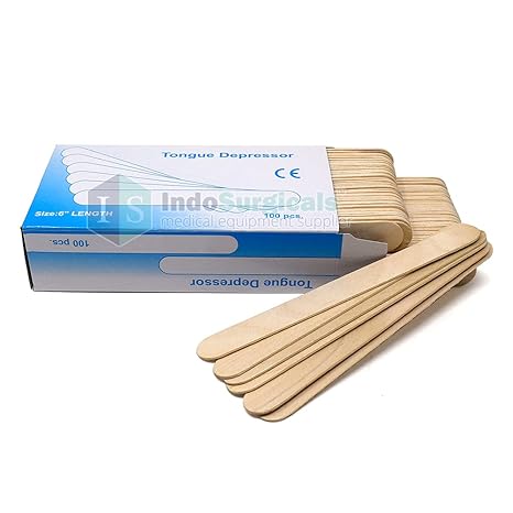 Wooden Tongue Depressor 100 Pcs