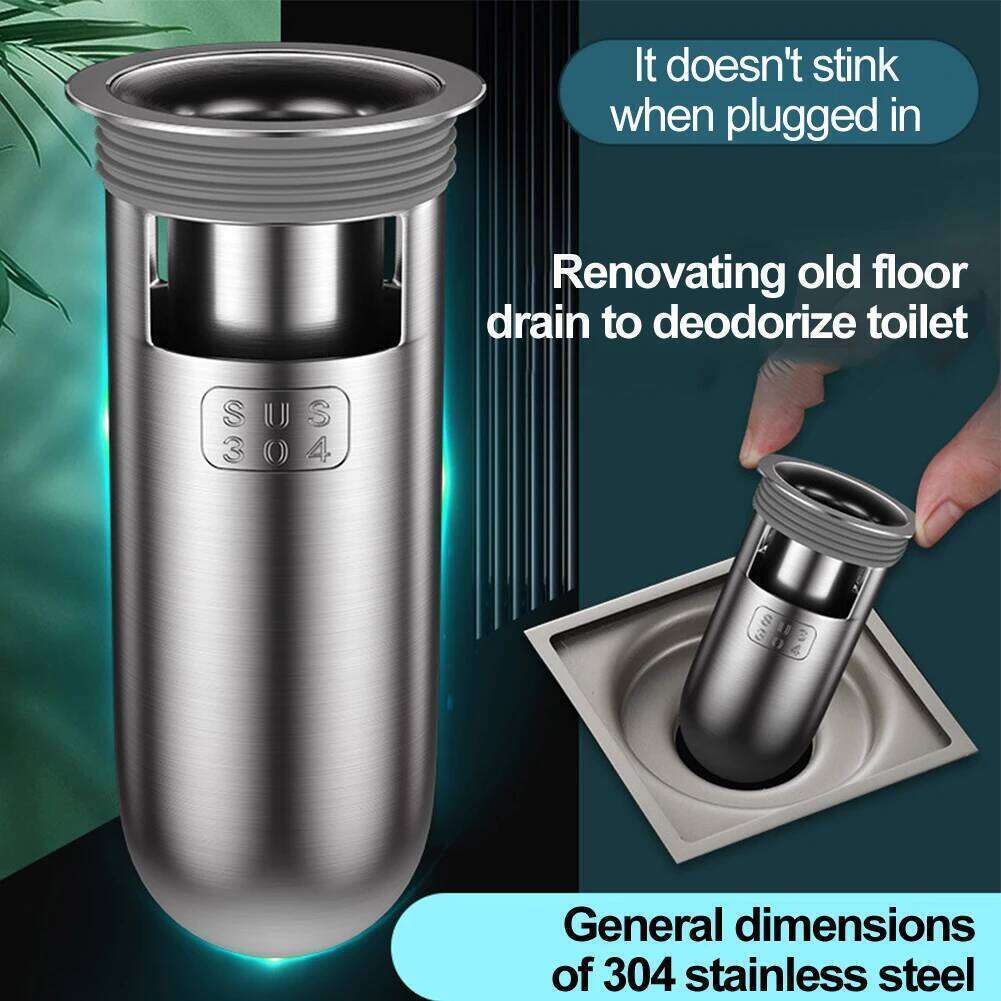 1pc Shower Floor Drain Backflow Preventer 304 Stainless Steel Toilet Sewer Filter For Bathroom Accessories