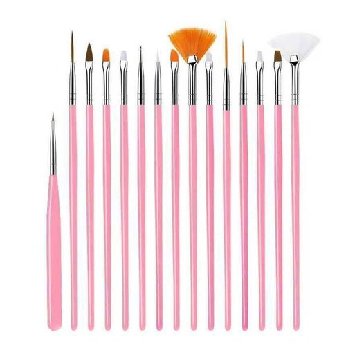 15 Pieces Nail Art Brush Set