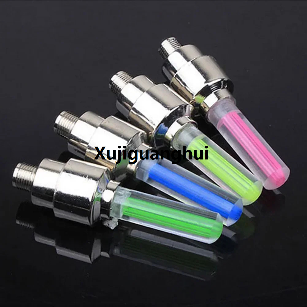 Xujiguanghui 【hot】 2024 NEW Colorful Rainproof LED Bicycle Wheel Lights Front AnNew style d Rear Spoke Lights Cycling Decoration Tire Strip Light Accessories
