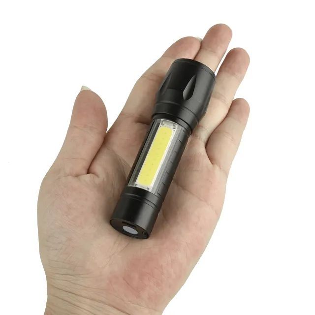 USB Rechargable LED Tactical Powerful Mini Zoomable Torch Light | Focus Adjustable Rechargeable LED Torch Light