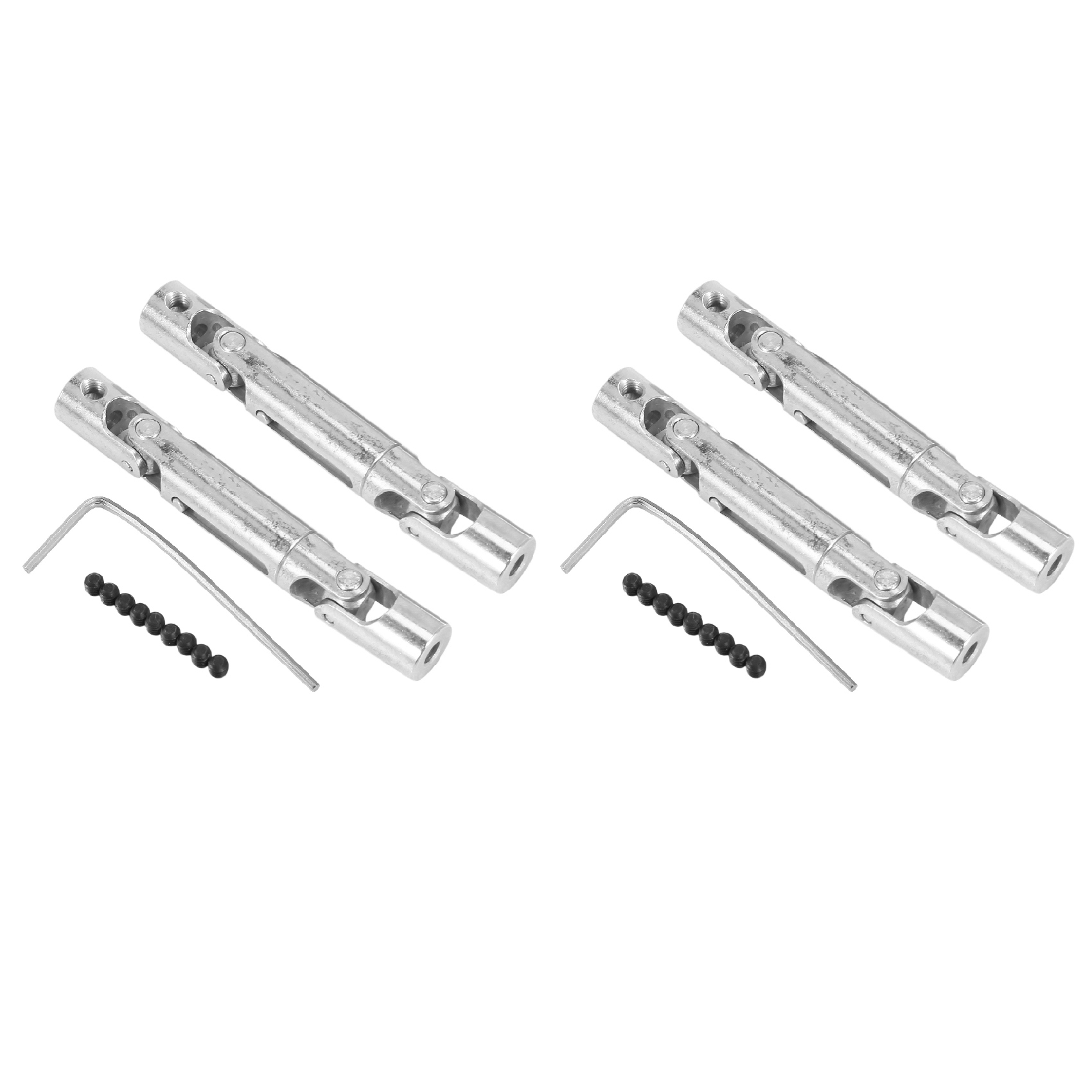NAMUNY 2X Crawler Car Metal Driving Shaft Upgrade Part Bottom Rc Truck for 1/16 1/24 Toy Car Accessory
