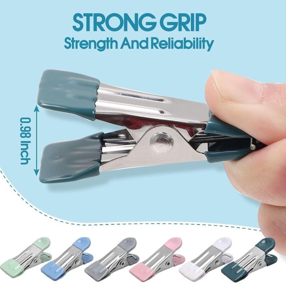 1/5Pcs Durable Traceless Clothes Drying Clips Stainless Windproof Pants Clip Antislip Clothes Pins