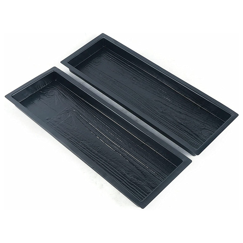 Concrete Molds, Wooden Boards Shape Concrete Mould, 2 Pcs