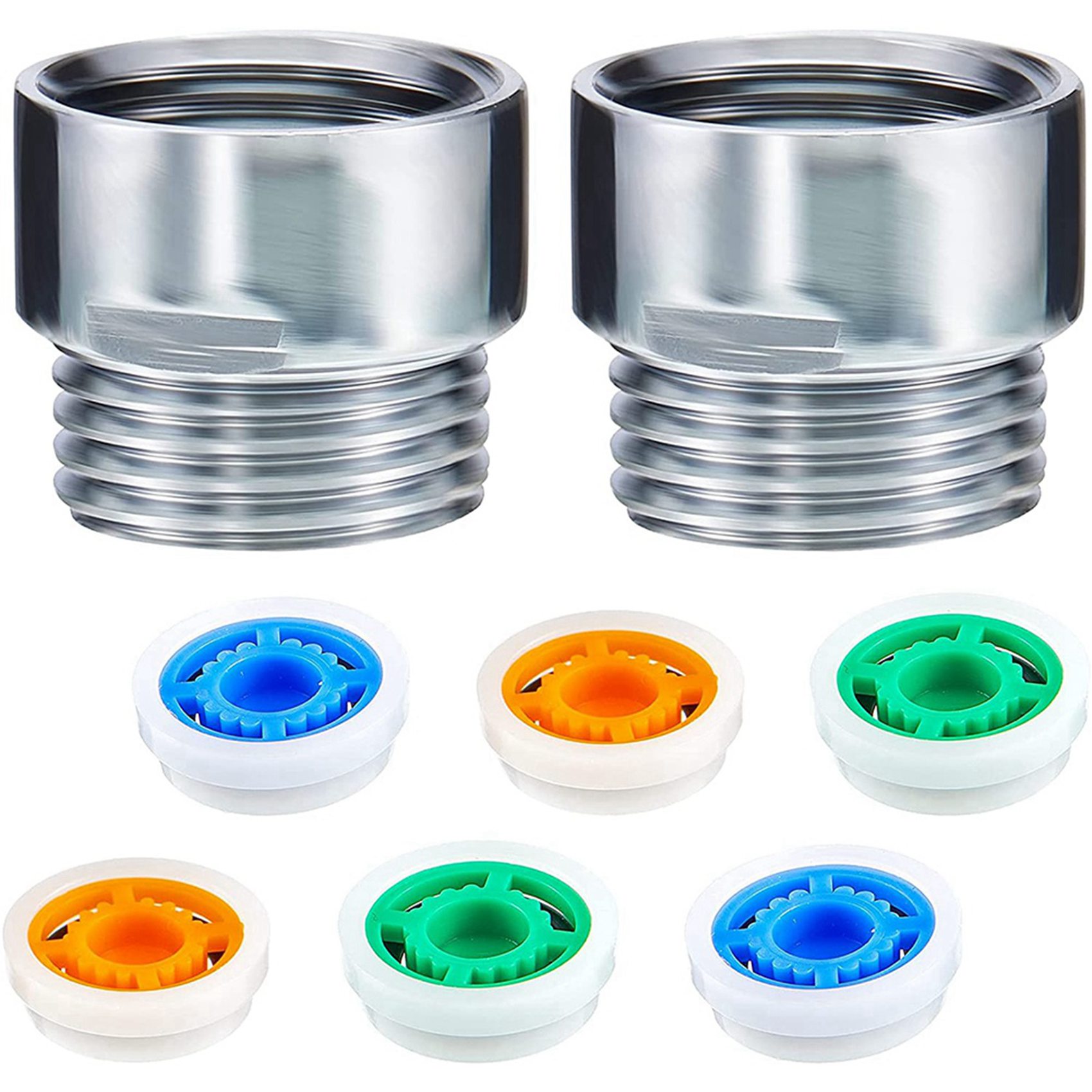 80 Pieces of Shower Flow Reducer Limiter Set, Water Restrictor, 1/2 Inch Thread Size 4, 6 and 9 L/Min