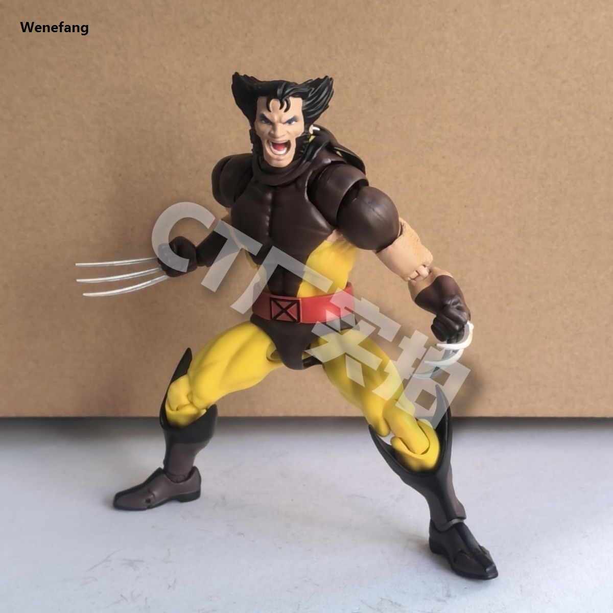 Wenefang Ct Toys Wolverine Figure Brown Comic Mafex 138 X-Men Deadpool Hot Selling 3 Movie Anime Action Figure Model Statue Toys Christmas Gifts