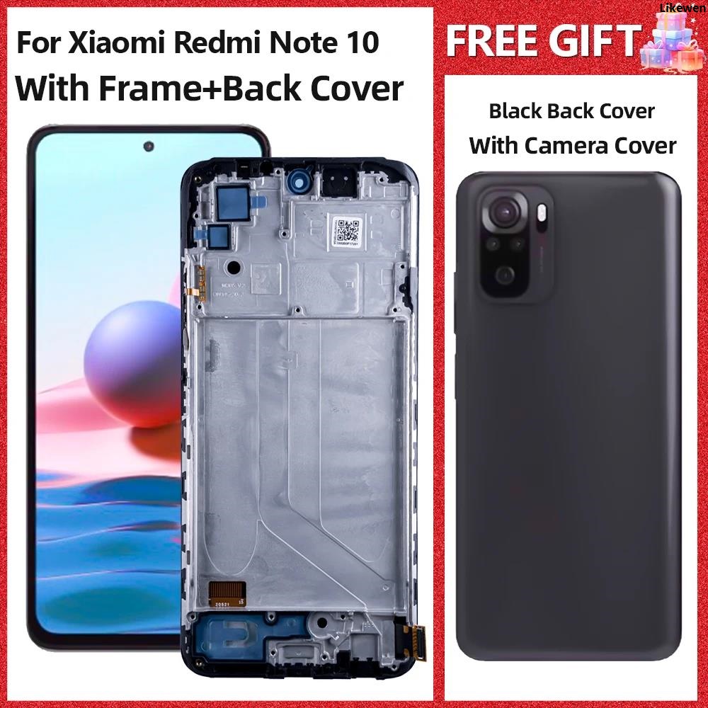 LikewenFifty percent discount 6.43| Super Amoled For Xiaomi Redmi Note 10 LCD Display with Touch Screen Digitizer Assembly For Redmi Note10S M2101K7AG Display